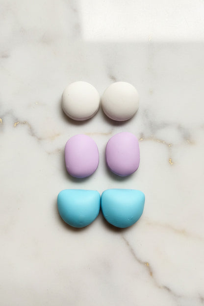 Rounded Stud Pack - Silver