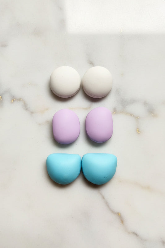 Rounded Stud Pack - Silver