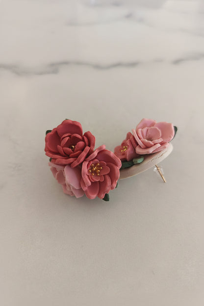 Bouquet Stud Earrings - Gold